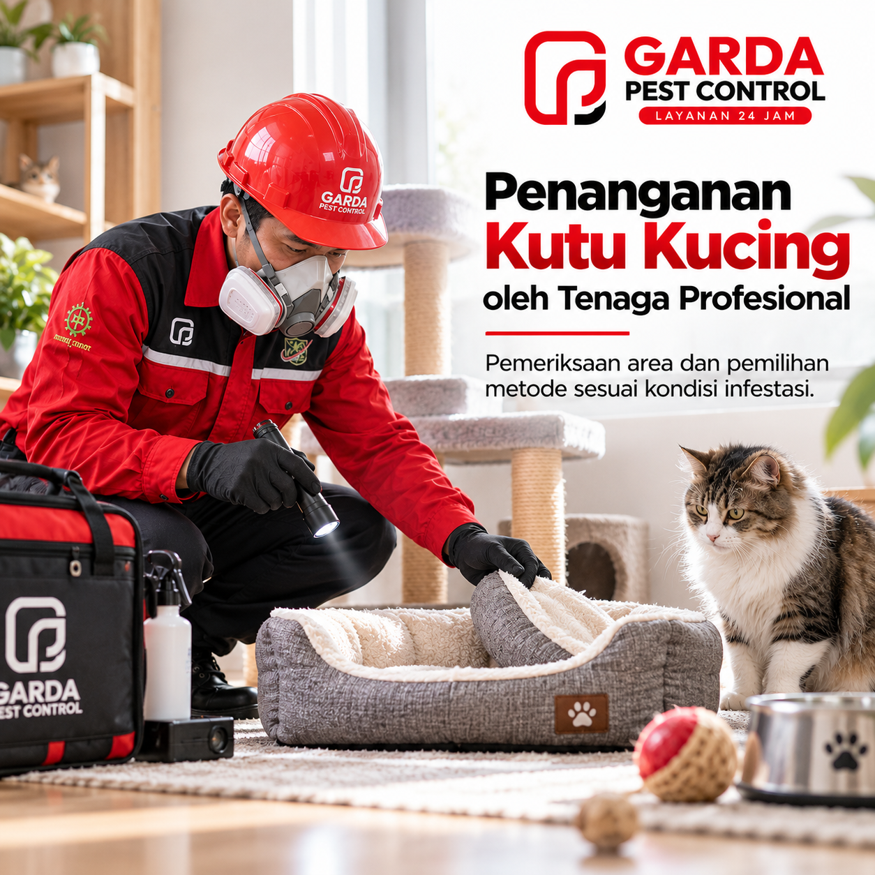 Jasa Pembasmi Kutu Kucing di Klaten
