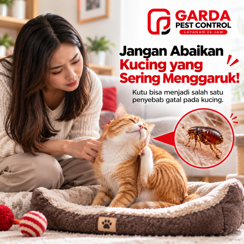 Jasa Pembasmi Kutu Kucing di Klaten