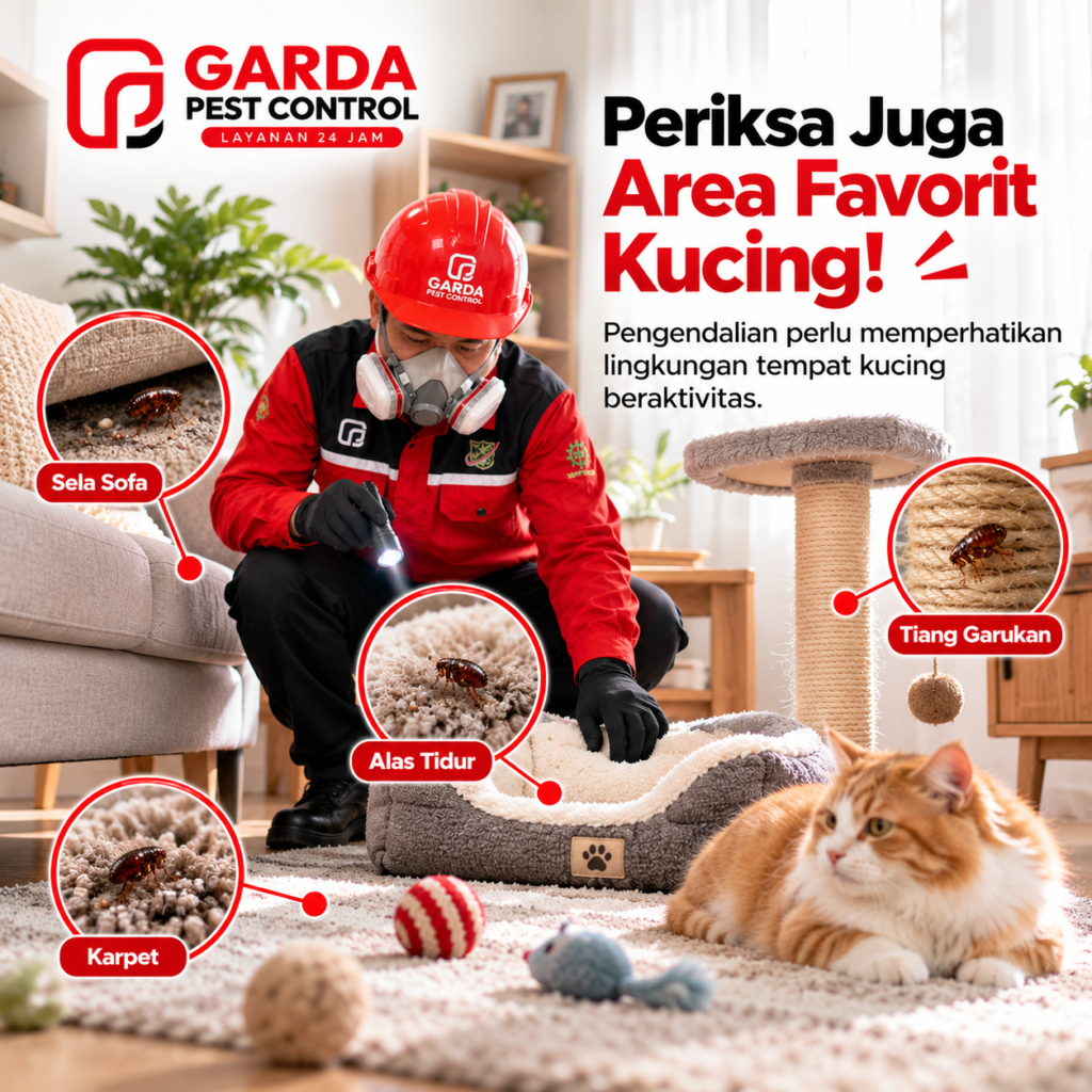 Harga Jasa Pembasmi Kutu Kucing di Klaten