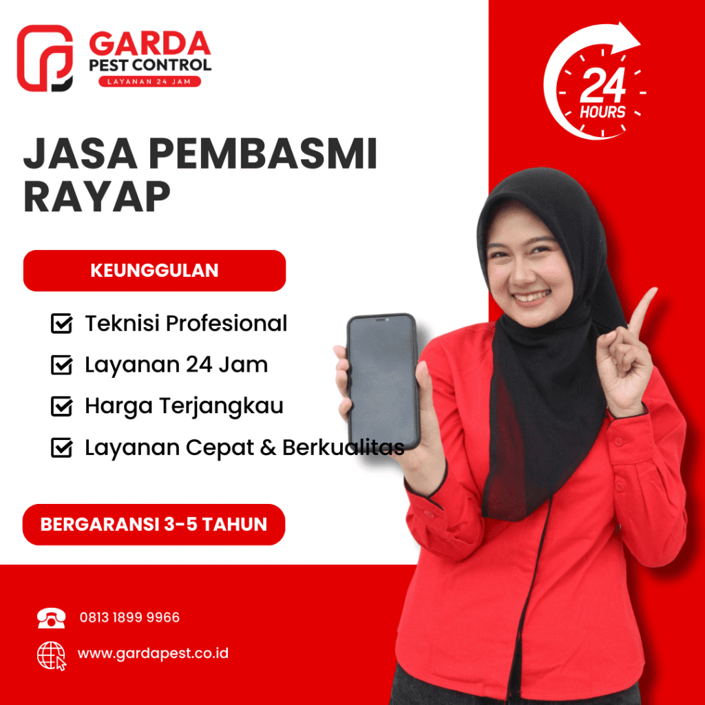 Jasa Anti Rayap di Bekasi Bergaransi 5 Tahun