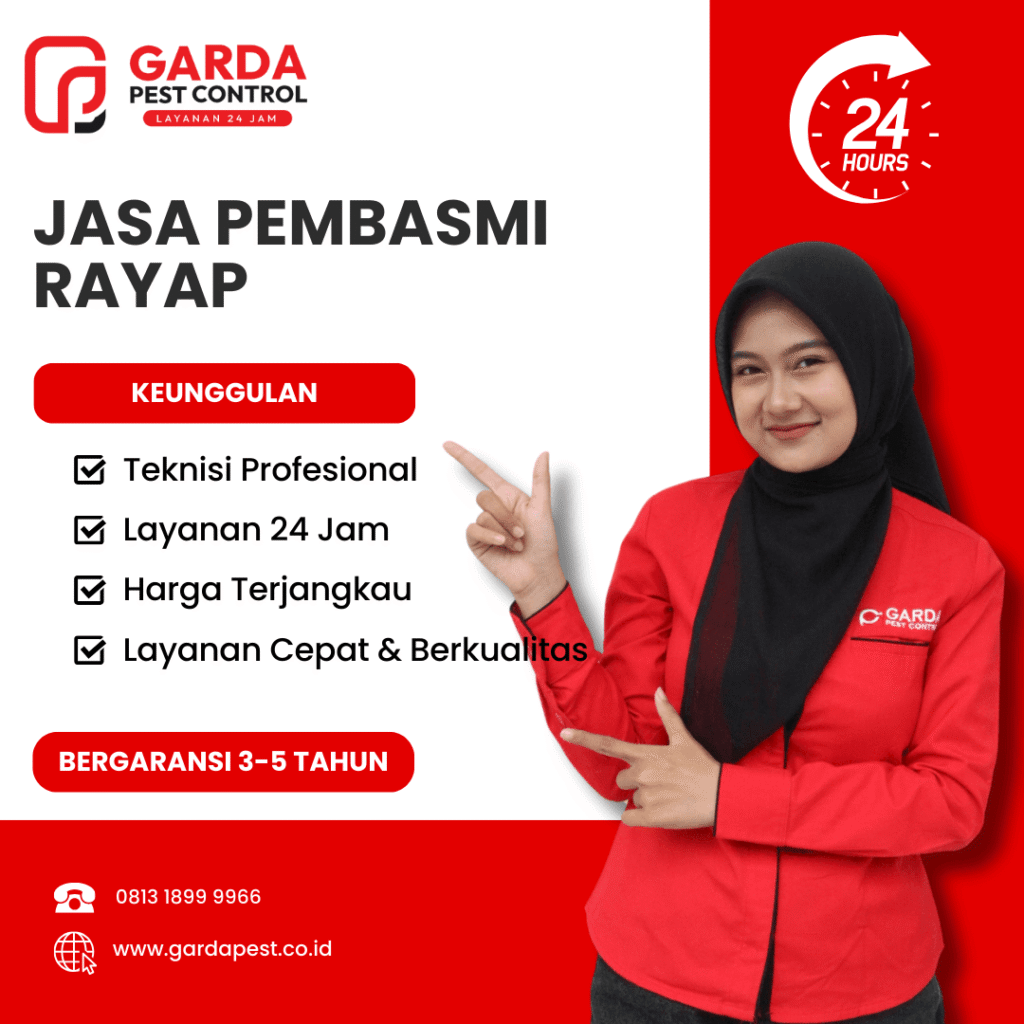 Jasa Anti Rayap di Pekalongan Profesional Garansi 1 s.d 5 Tahun