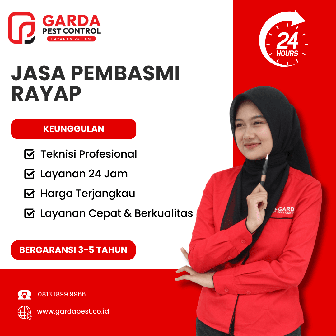 Jasa Anti Rayap Metode Retikulasi atau Pipanisasi Garansi 5 Thn