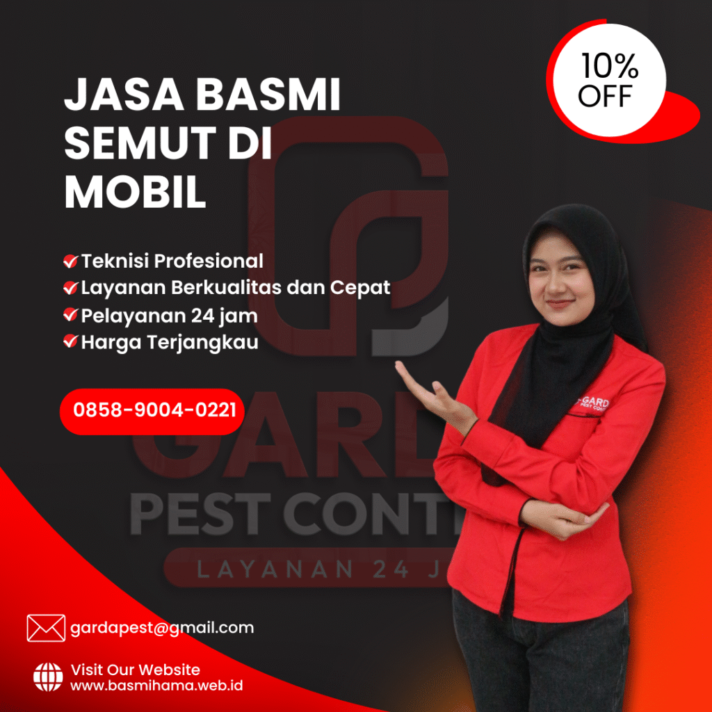 Jasa Pembasmi Semut di Mobil Murah Bergaransi