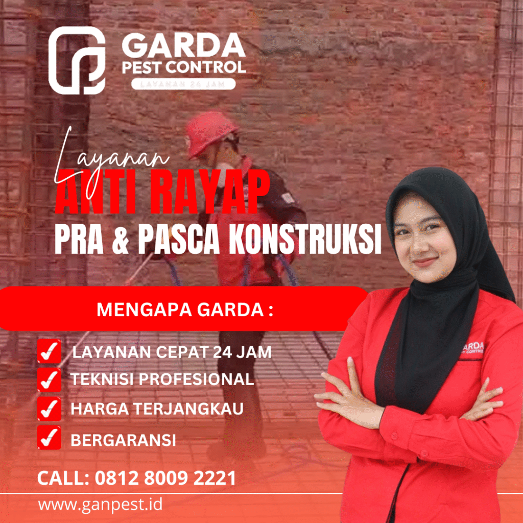 Pakar Anti Rayap di Sindangkerta Bandung Perusahaan Resmi Bergaransi