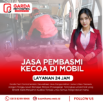 Jasa pembasmi Kecoa di mobil Bandung Bergaransi
