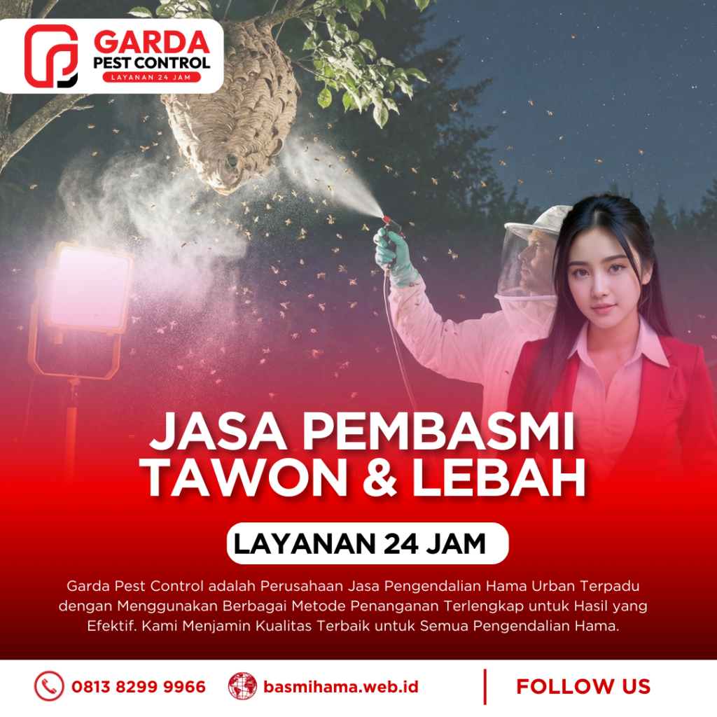 Jasa Pembasmi Sarang Tawon di Semarang Selatan 24 Jam