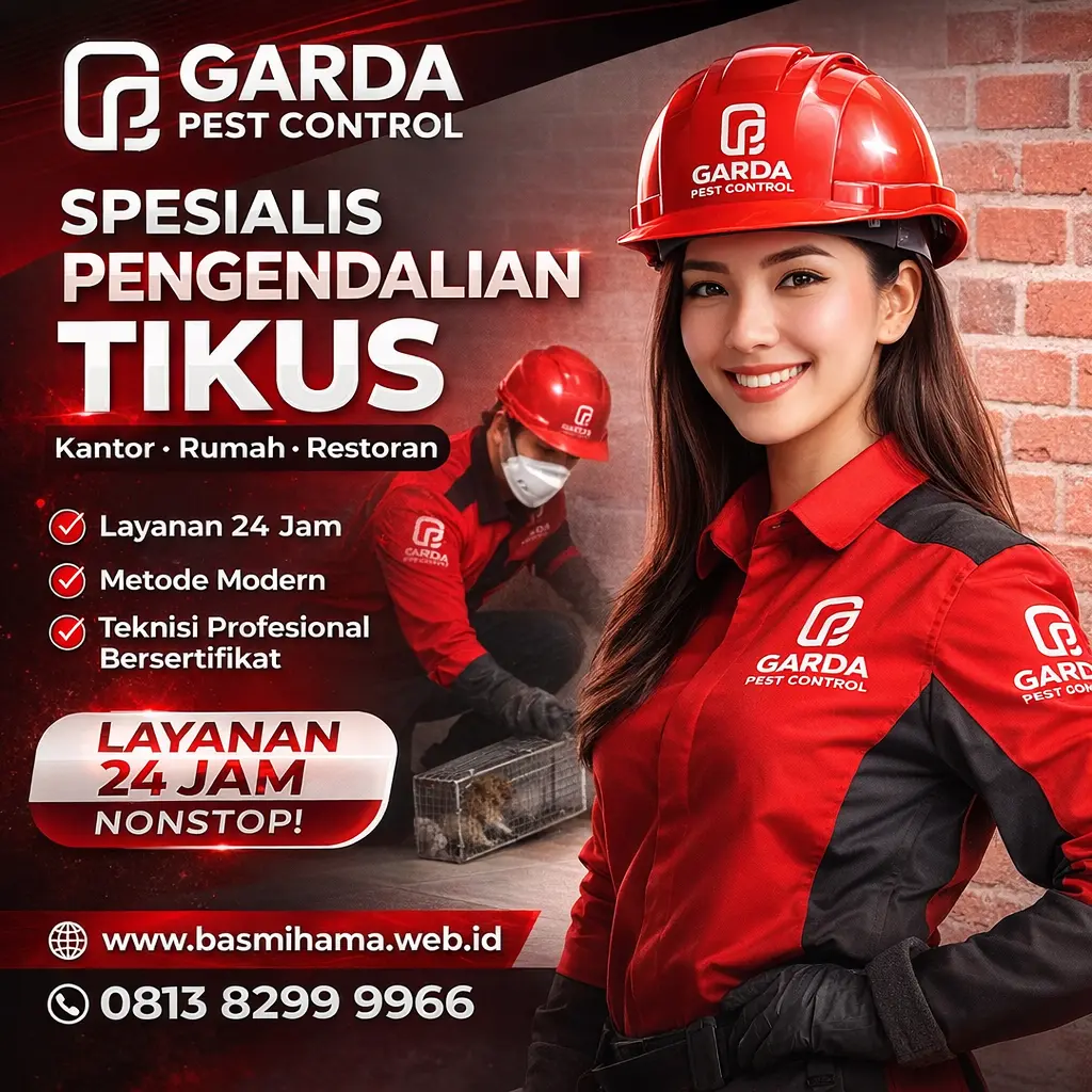 Jasa Pembasmi Tikus di Batu No.1 Pest Control 24 Jam
