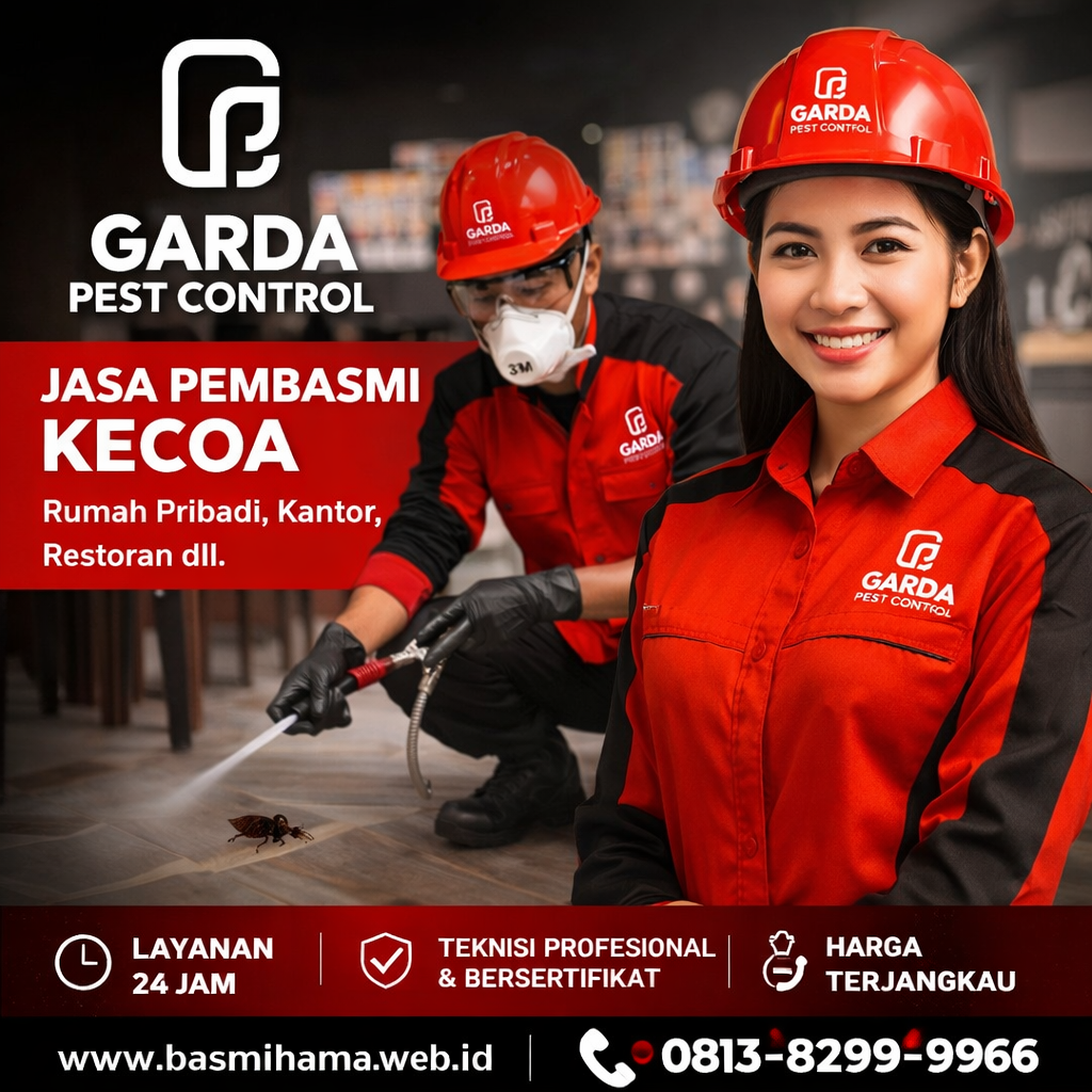 Jasa Pembasmi Kecoa di Banyumas Untuk Kantor & Industri