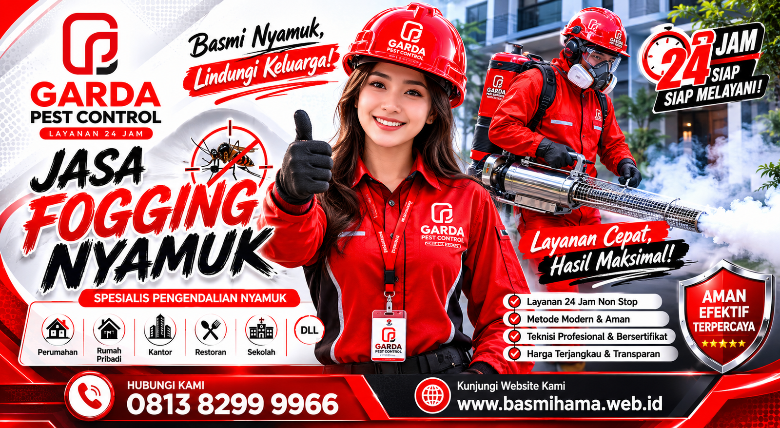 Jasa Fogging Nyamuk Pest Control Harga Terjangkau