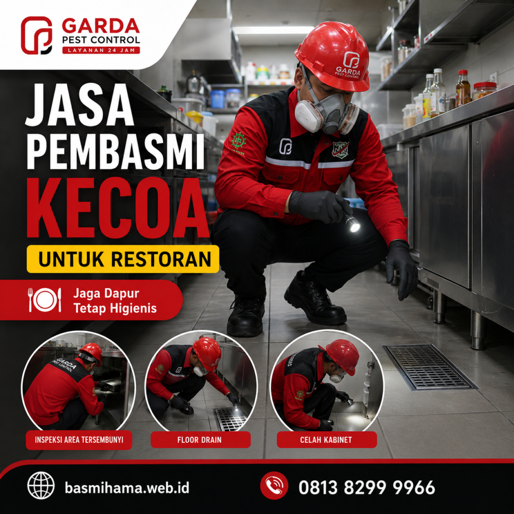 Jasa Pembasmi Kecoa untuk Restoran di Klaten: Perlindungan Dapur Usaha Kuliner